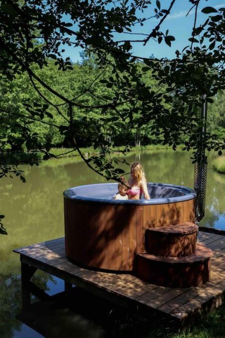 Casa Moon & Son Bain Nordique Sur Le Lac Les Croix Chemins Extérieur photo